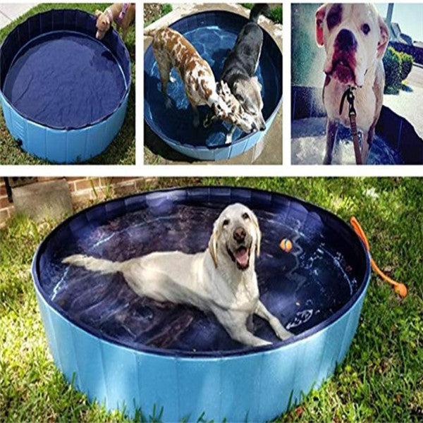 Make a Splash with Our Foldable Pet Pool!