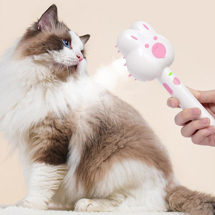 Cat Steam Brush Self-Cleaning Cats Grooming Tool