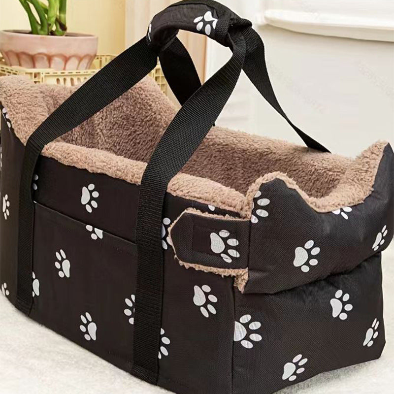 Warm Winter Pet Carrier With Long Plush