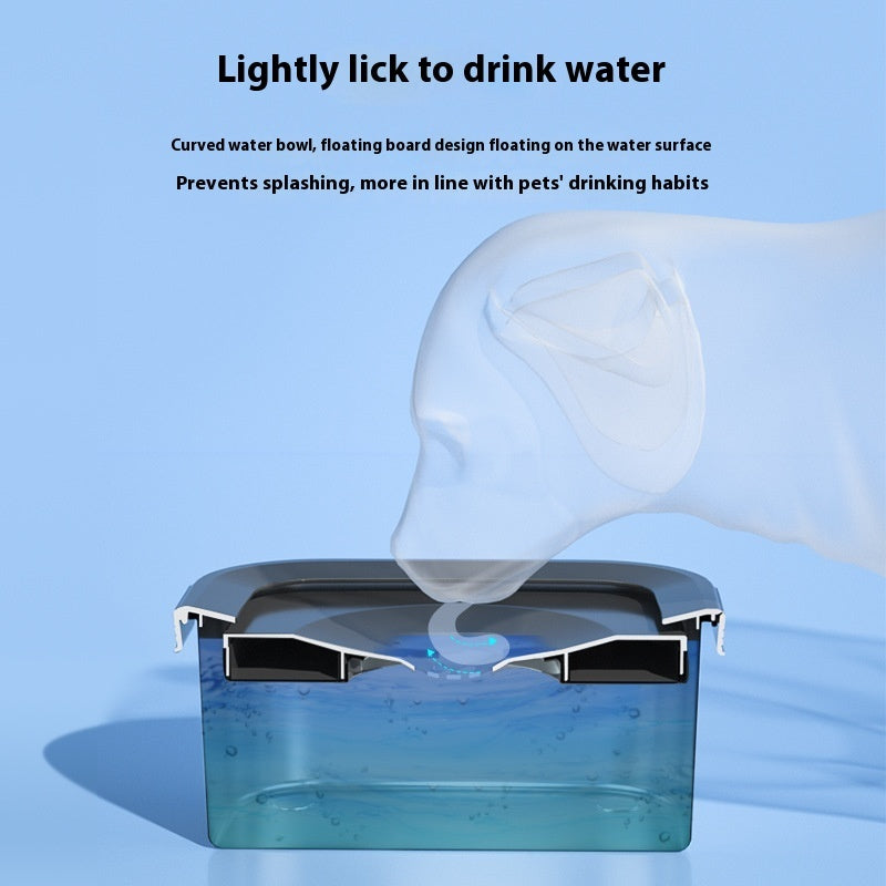 Pet Water Bowl Stainless Steel Floating Bowl