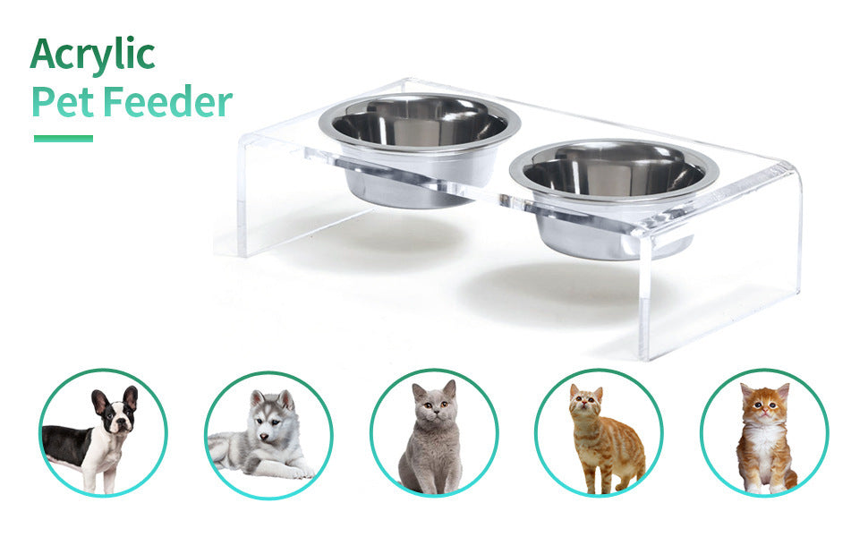 Pet Feeder Small Cat Dog Feeding Rack