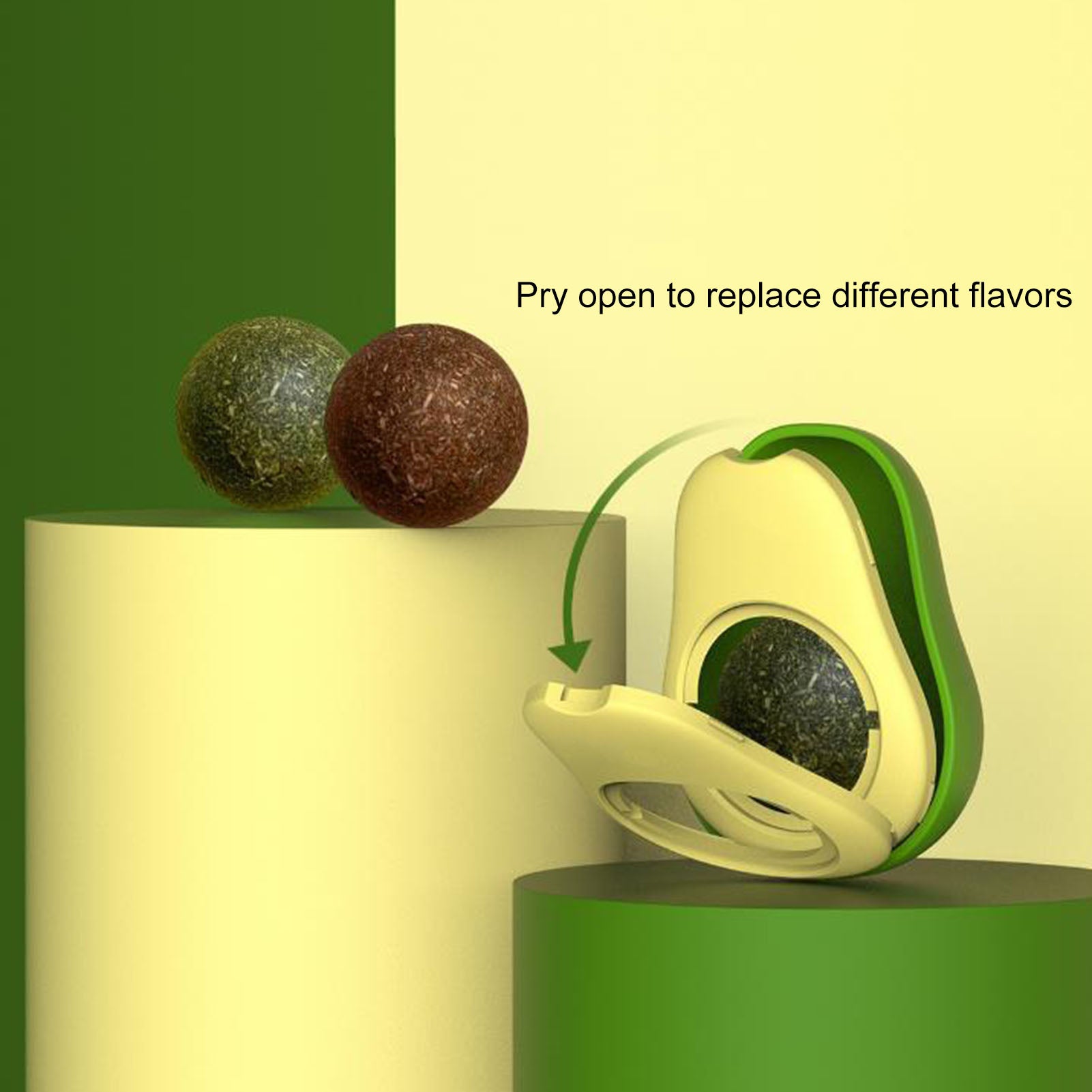 Cute Avocado Catnip Toys