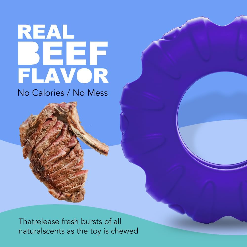 Puppy Tires Flavored Dog Chew Toys