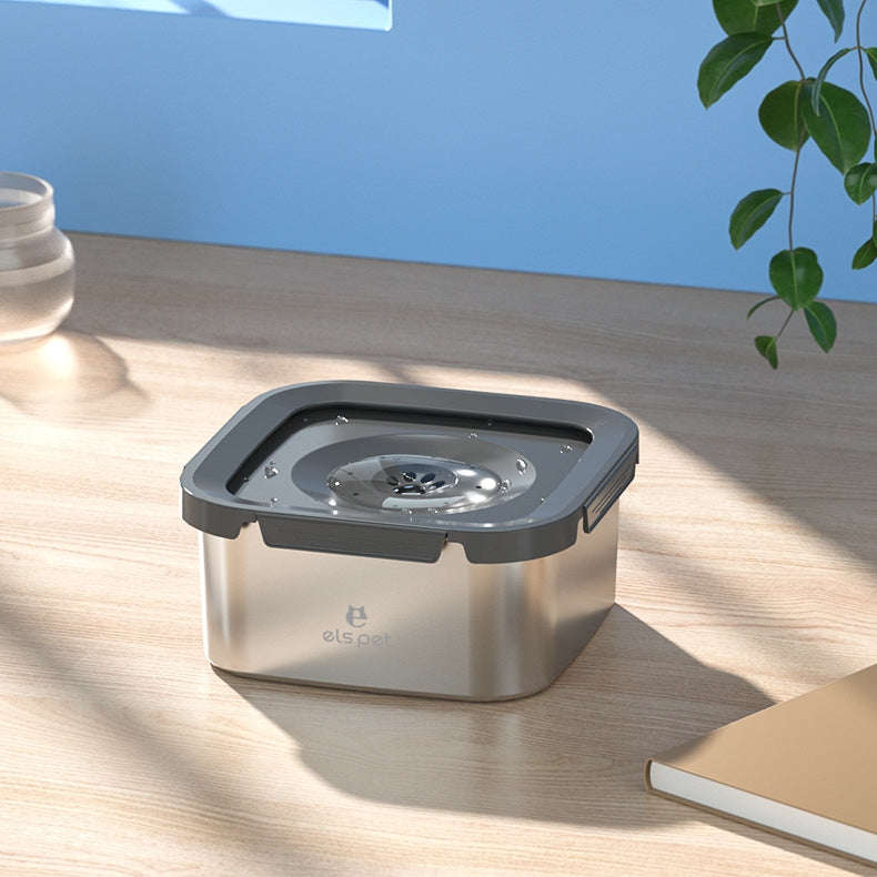 Pet Water Bowl Stainless Steel Floating Bowl