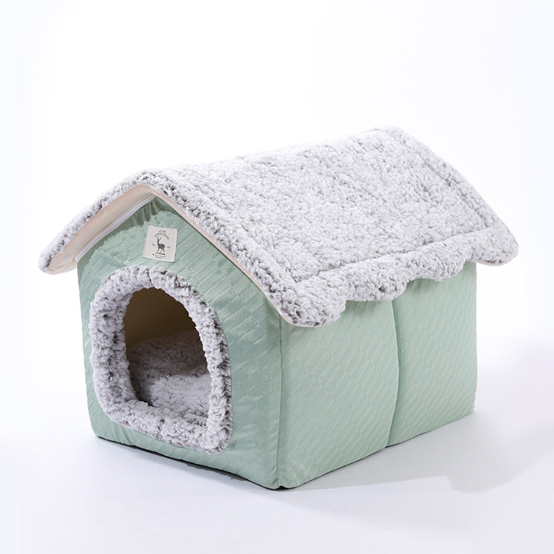 Self-heating Thermal Pet Bed Closed