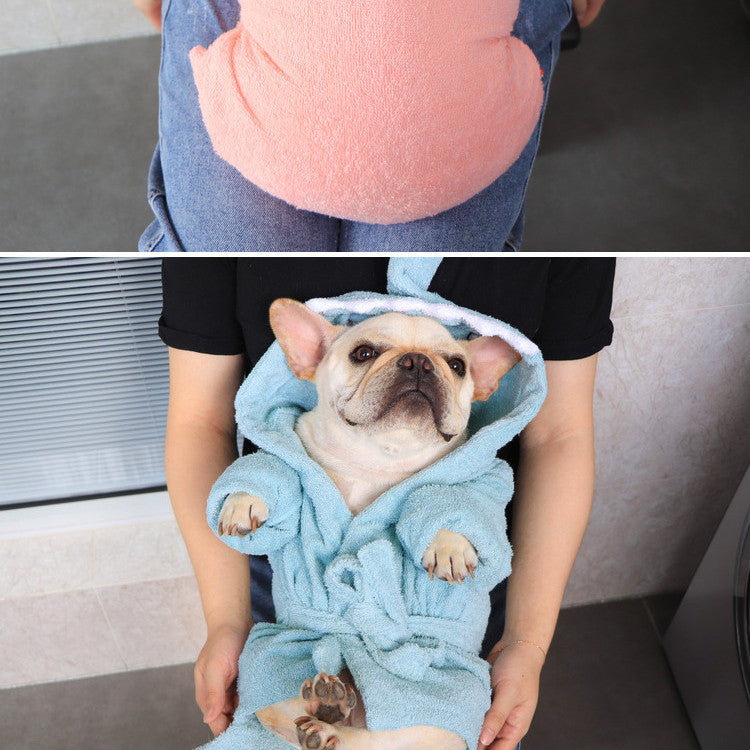 Bathing Quick Drying Absorbent Towel Pet Bathrobe