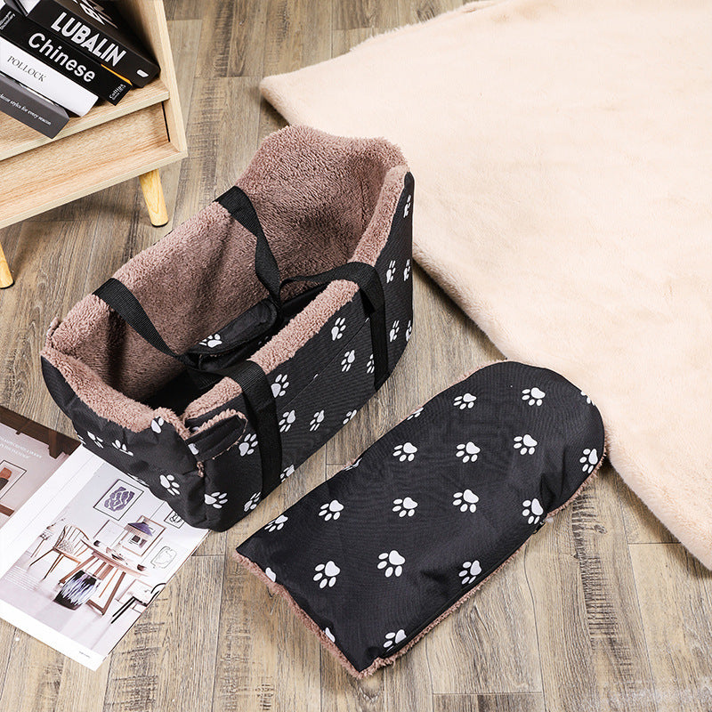 Warm Winter Pet Carrier With Long Plush