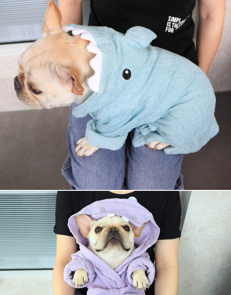 Bathing Quick Drying Absorbent Towel Pet Bathrobe