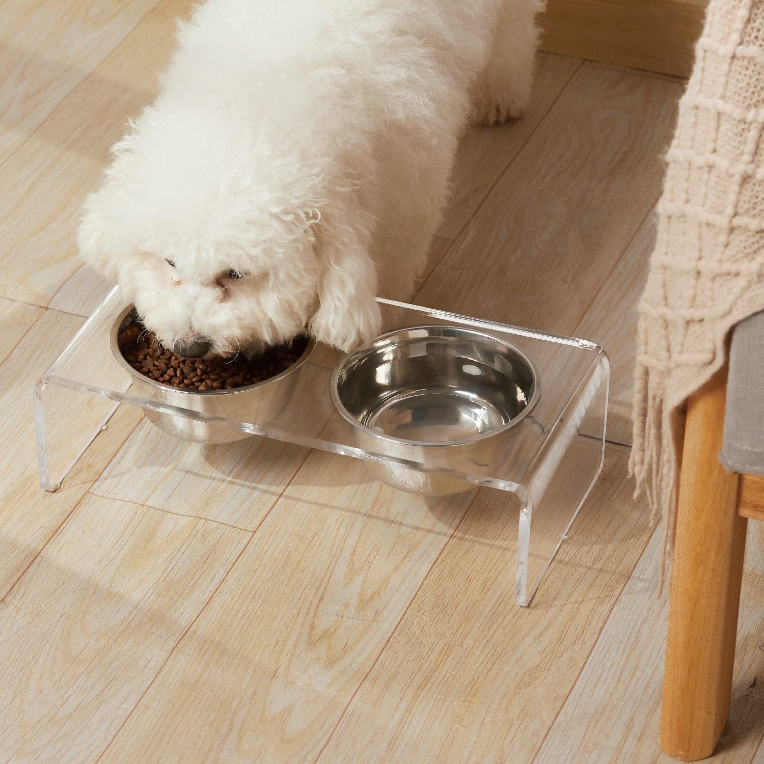 Pet Feeder Small Cat Dog Feeding Rack