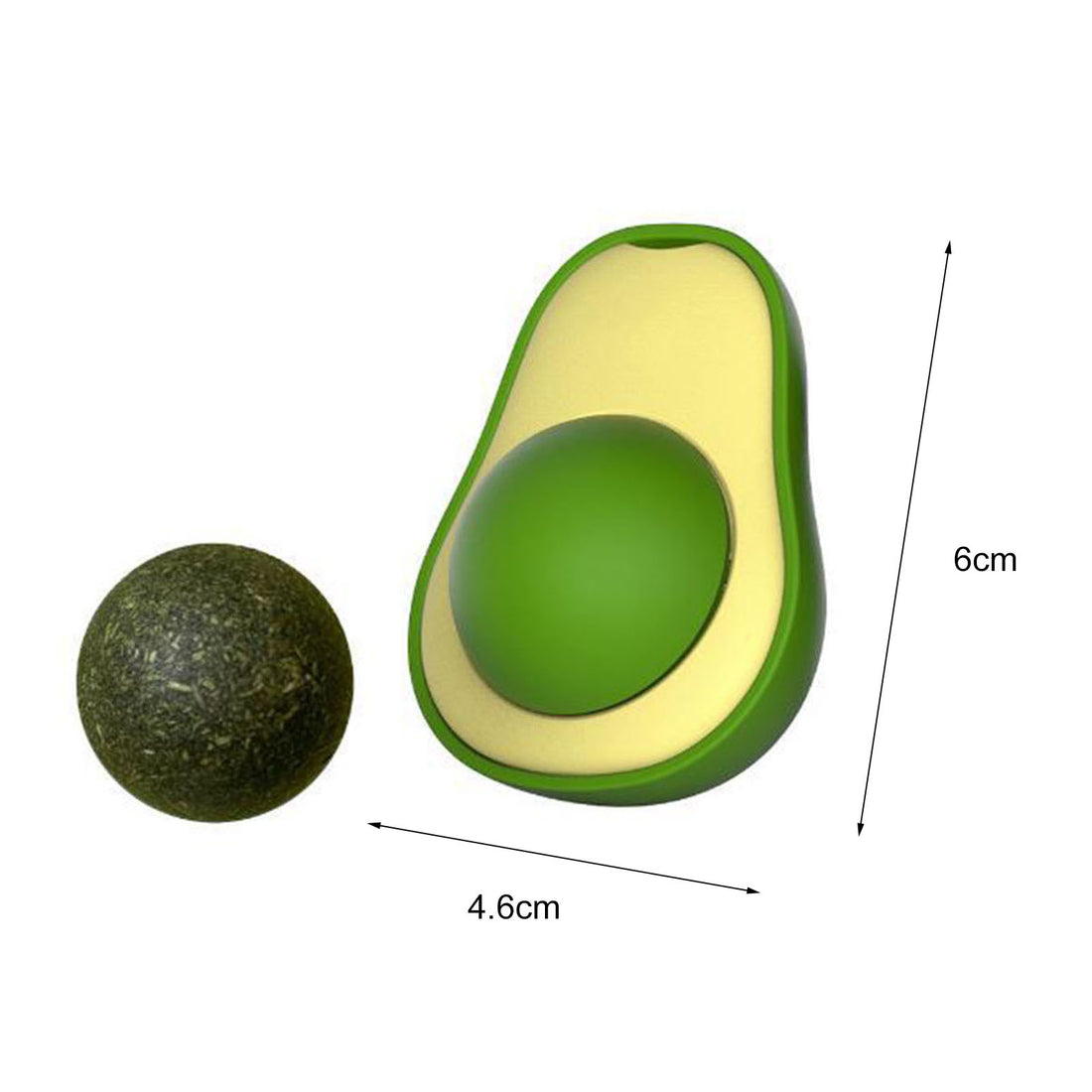 Cute Avocado Catnip Toys