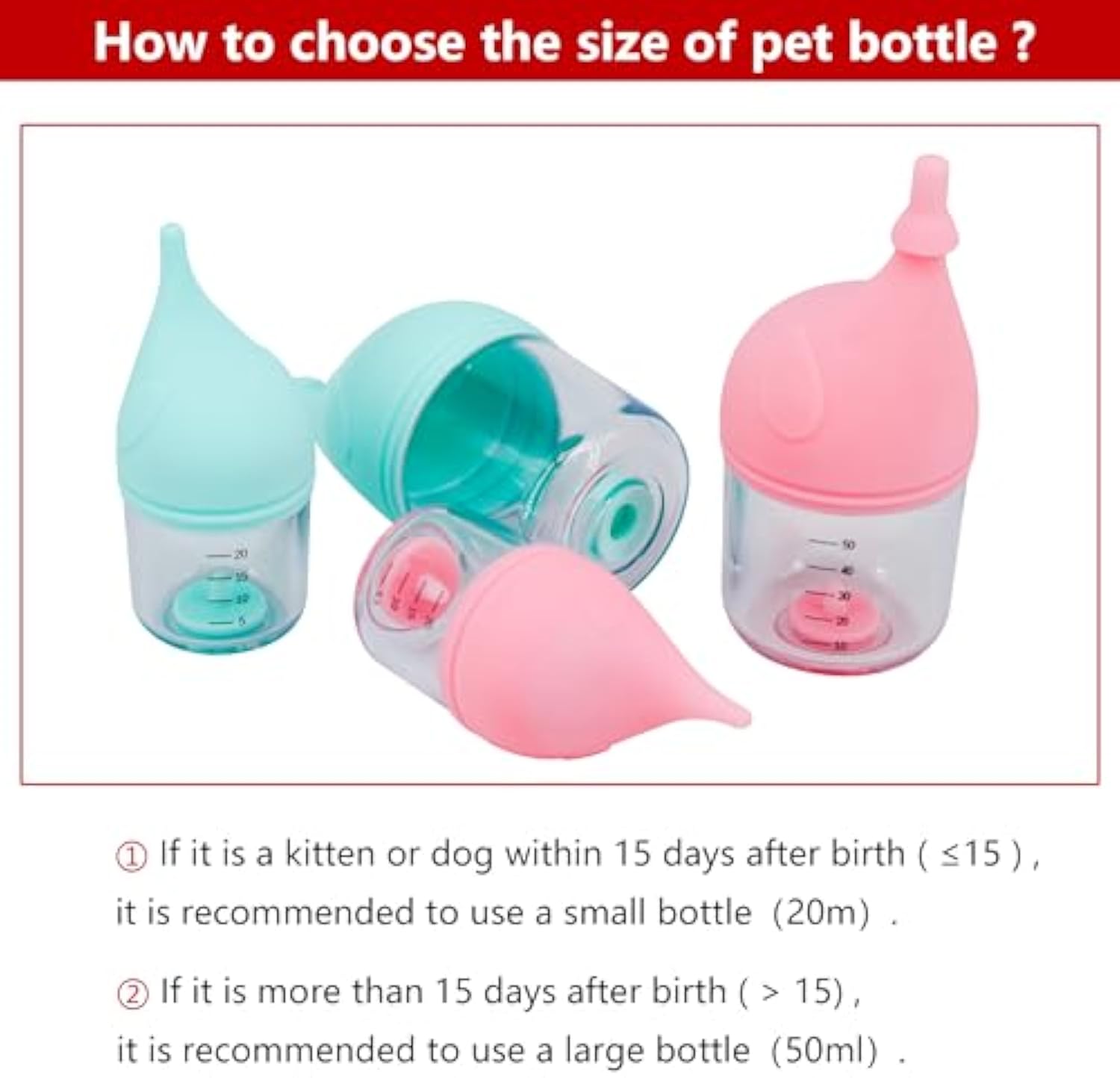 Puppy Bottles For Nursing Kitten Bottles