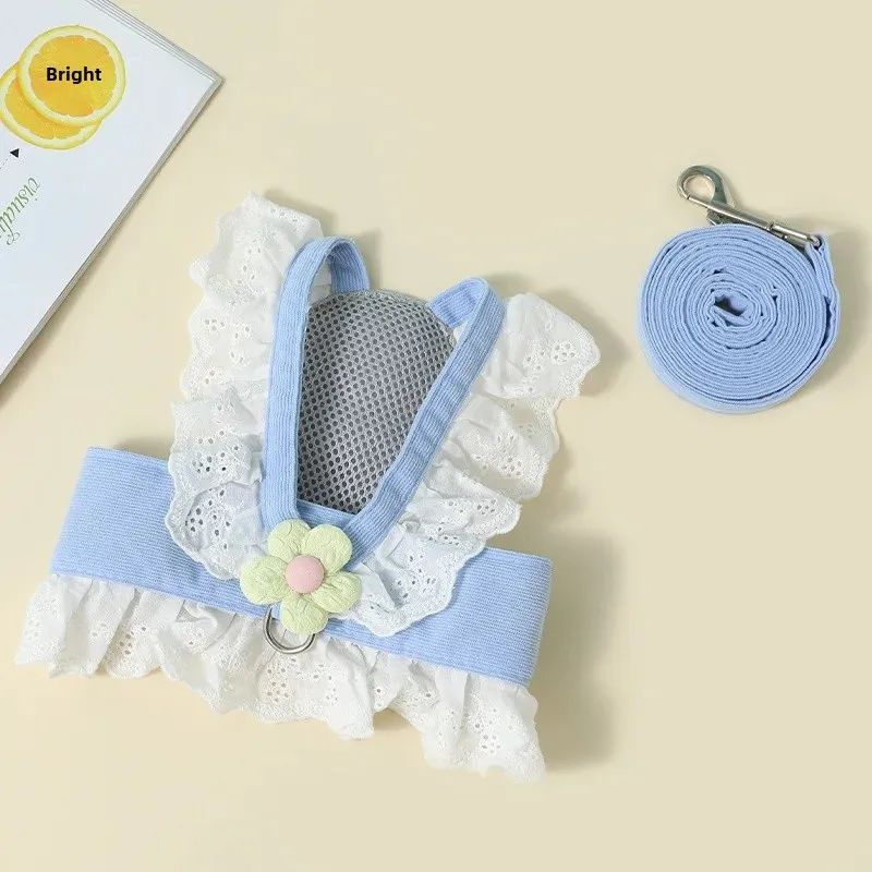 Pet Leash Collar Summer Clothes For Cats