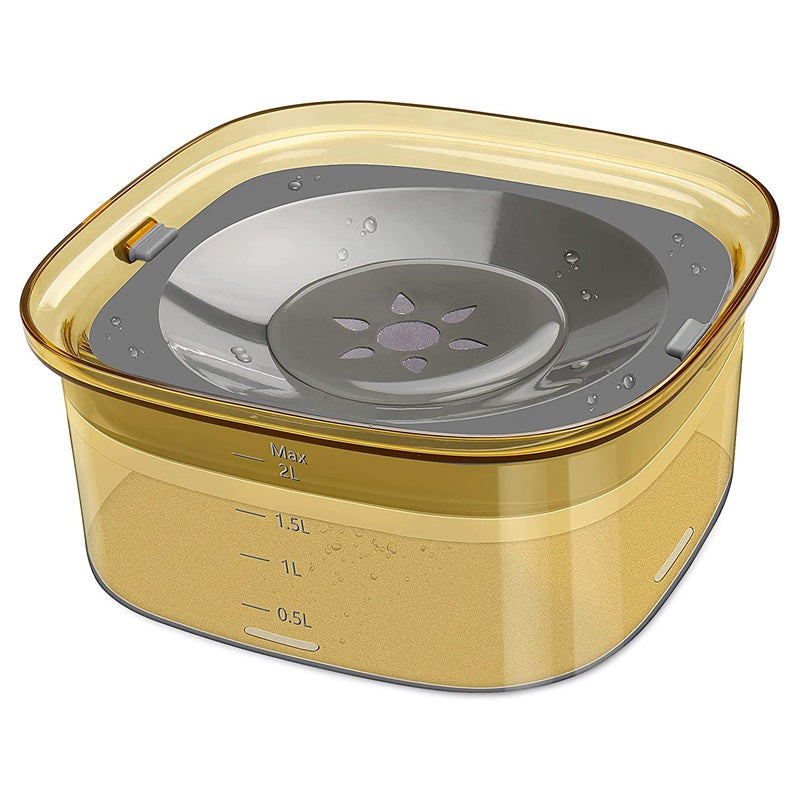 Pet Dog Floating Water Bowl