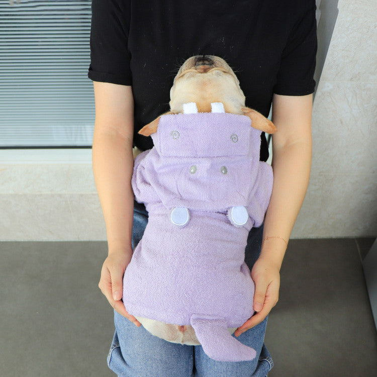 Bathing Quick Drying Absorbent Towel Pet Bathrobe